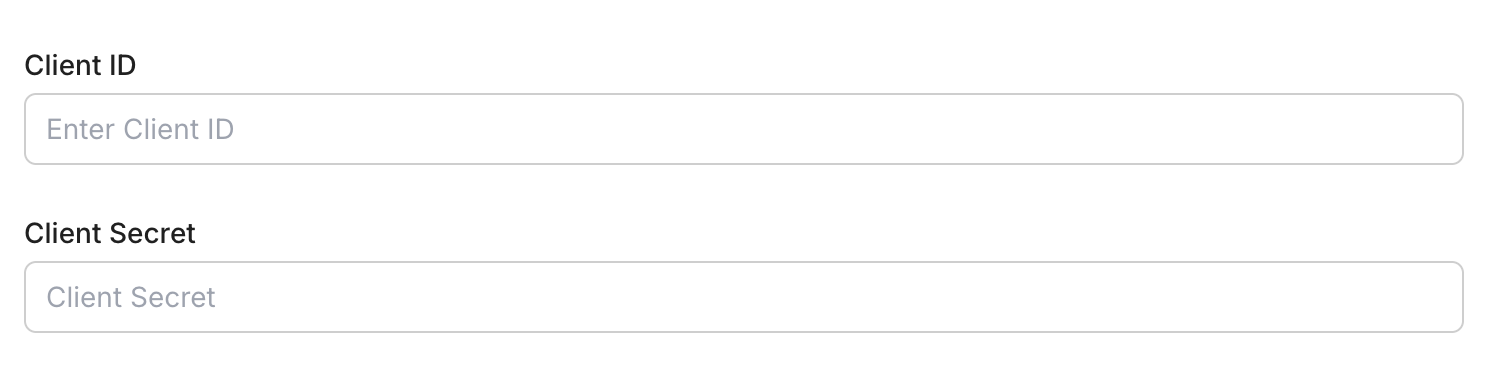 Adding credentials for Intercom in Scalekit dashboard